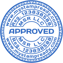 Load image into Gallery viewer, Rubber Stamp Maker online and Digital Seal designer MyStampready.com