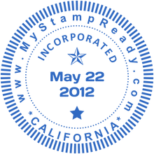 Load image into Gallery viewer, Rubber Stamp Maker online and Digital Seal designer MyStampready.com