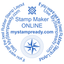 Load image into Gallery viewer, Rubber Stamp Maker online and Digital Seal designer MyStampready.com